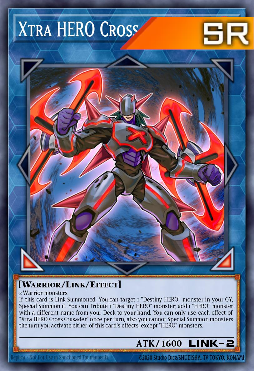 Xtra HERO Cross Crusader - RA04-EN076 - 1st Edition - Super Rare