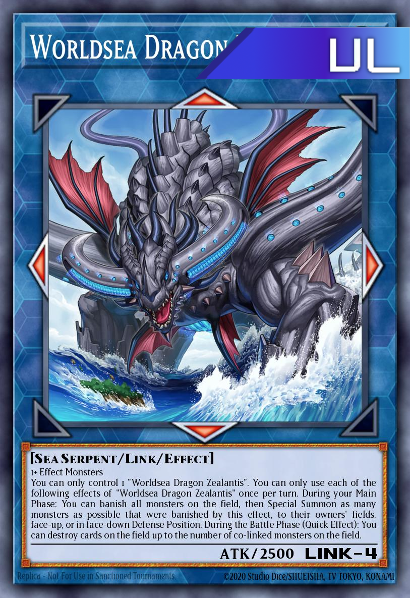 Worldsea Dragon Zealantis - RA04-EN082 - 1st Edition - Ultimate Rare