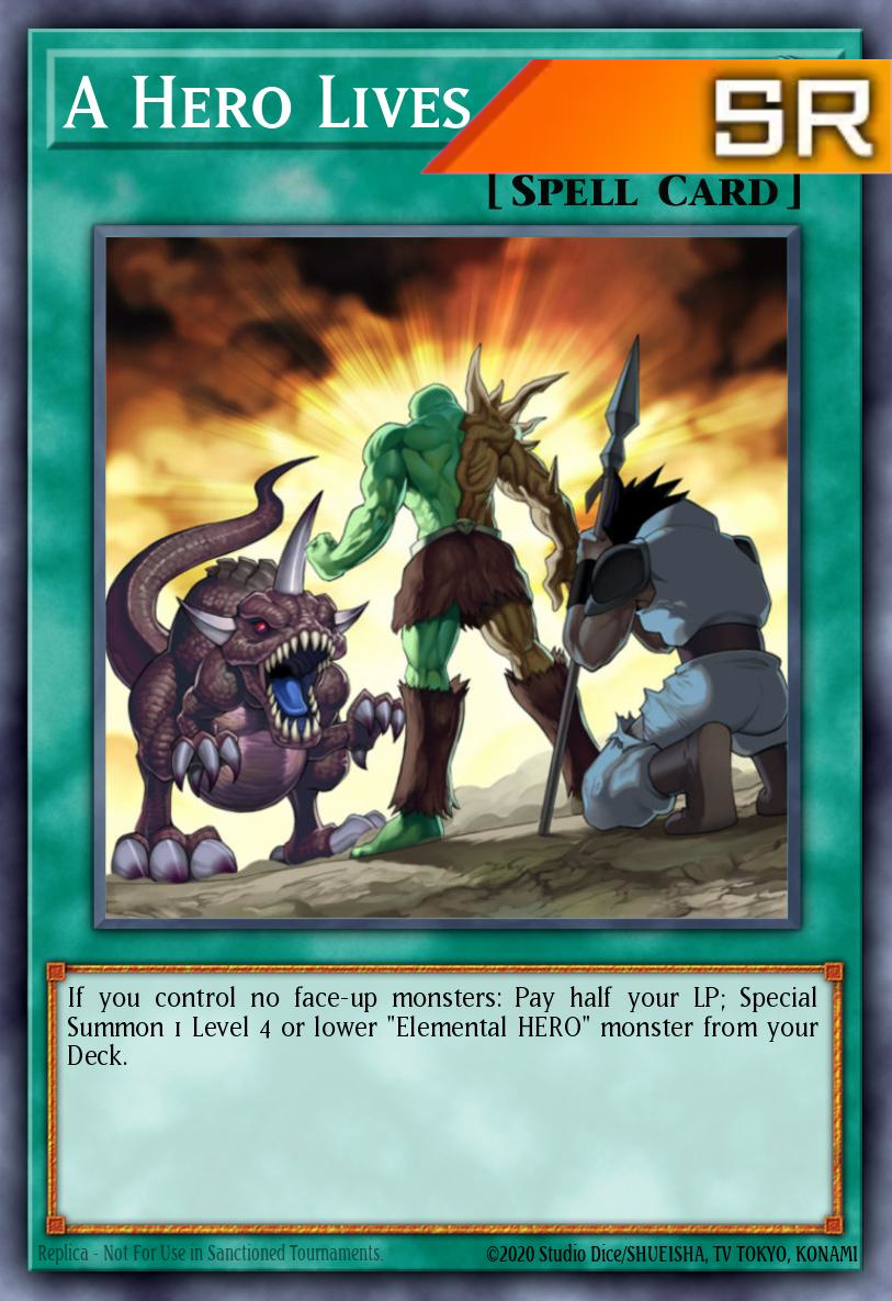 A Hero Lives - RA04-EN087 - 1st Edition - Super Rare