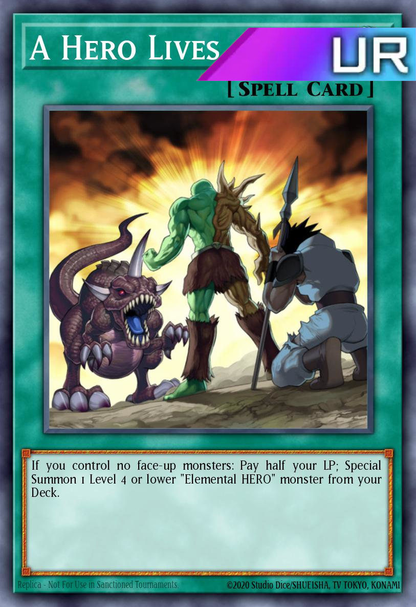 A Hero Lives - RA04-EN087 - 1st Edition - Ultra Rare