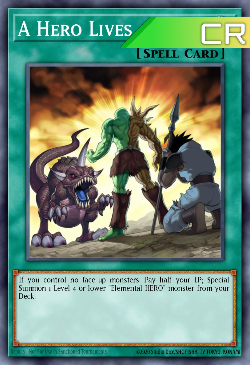 A Hero Lives - RA04-EN087 - 1st Edition - Collector's Rare