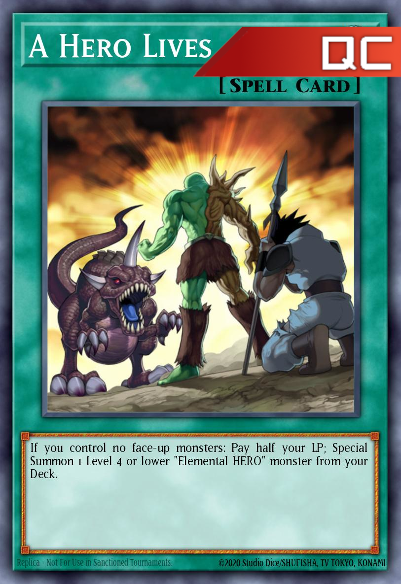 A Hero Lives - RA04-EN087 - 1st Edition - Quarter Century Secret Rare