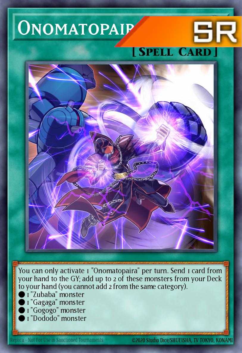 Onomatopaira - RA04-EN089 - 1st Edition - Super Rare