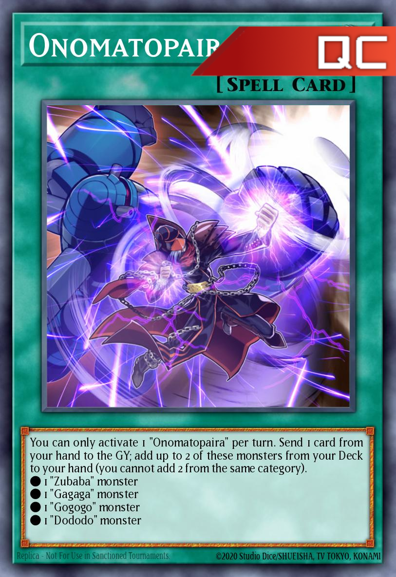 Onomatopaira - RA04-EN089 - 1st Edition - Quarter Century Secret Rare