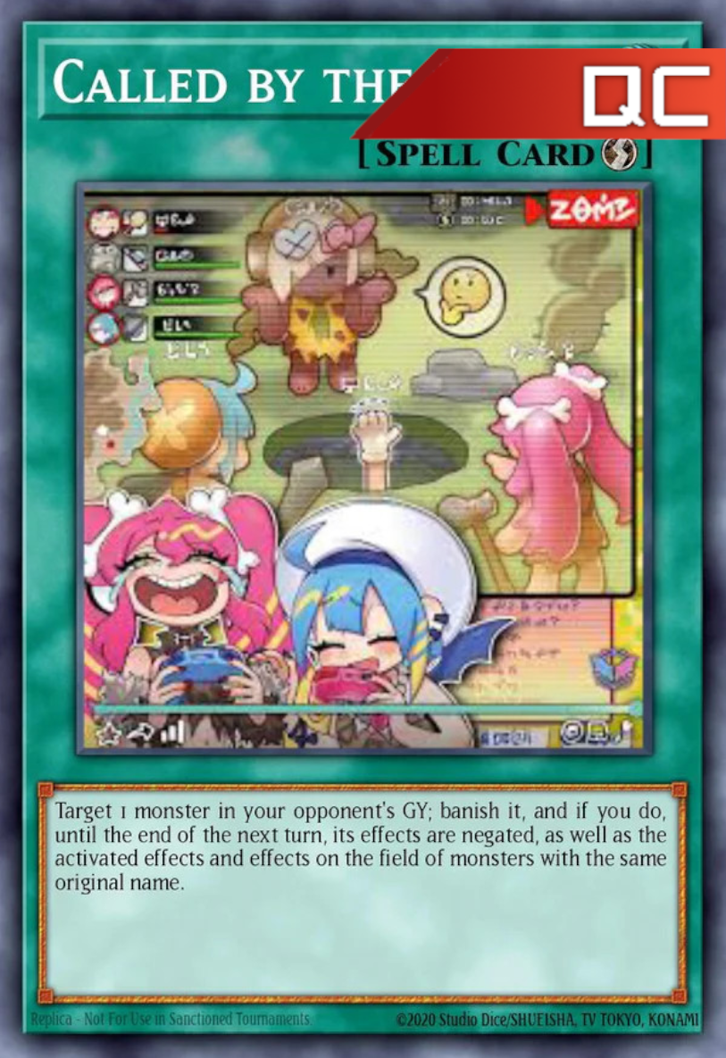 Called by the Grave (Alternate Artwork) - RA04-EN092 - 1st Edition - Quarter Century Secret Rare