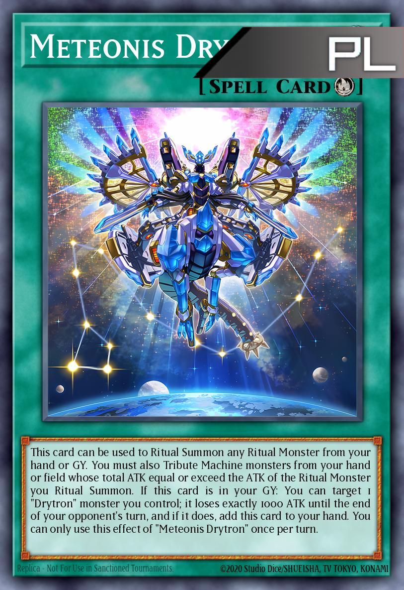Meteonis Drytron - RA04-EN096 - 1st Edition - Platinum Secret Rare