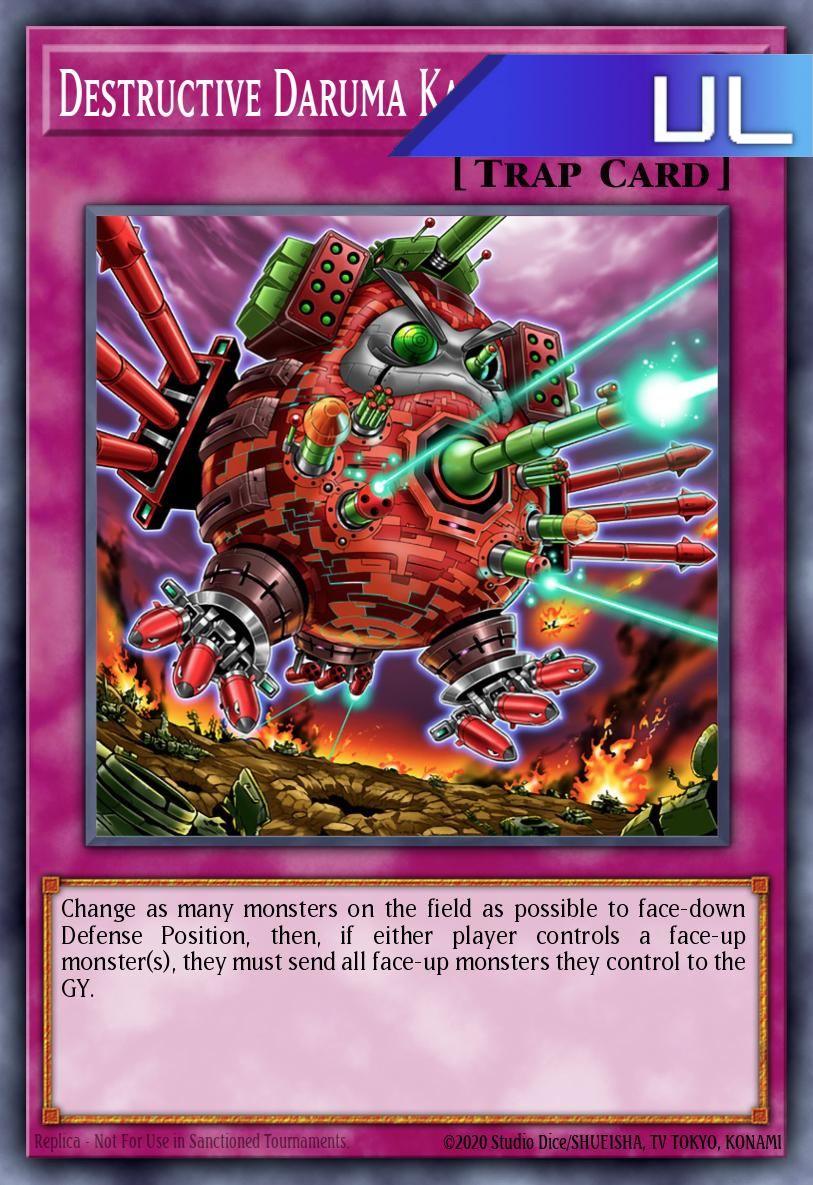 Destructive Daruma Karma Cannon - RA04-EN103 - 1st Edition - Ultimate Rare