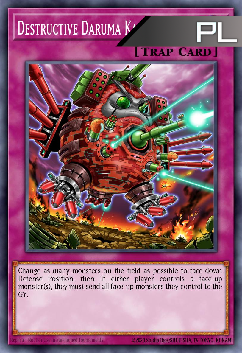 Destructive Daruma Karma Cannon - RA04-EN103 - 1st Edition - Platinum Secret Rare