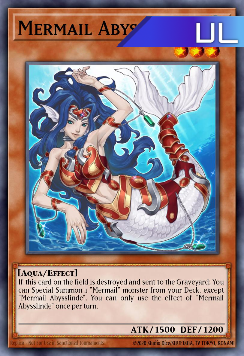 Mermail Abysslinde - RA04-EN011 - 1st Edition - Ultimate Rare