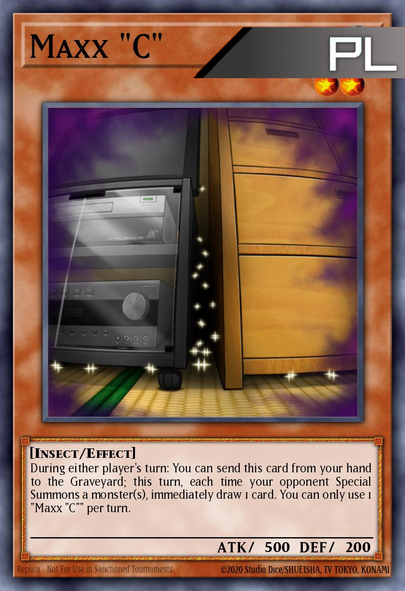 Maxx “C” - RA04-EN150 - 1st Edition - Platinum Secret Rare