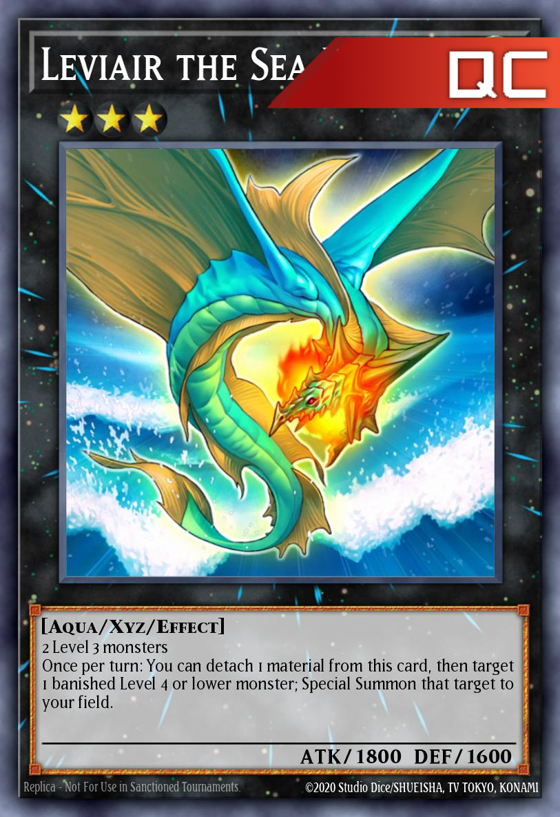 Leviair the Sea Dragon - RA04-EN155 - 1st Edition - Quarter Century Secret Rare