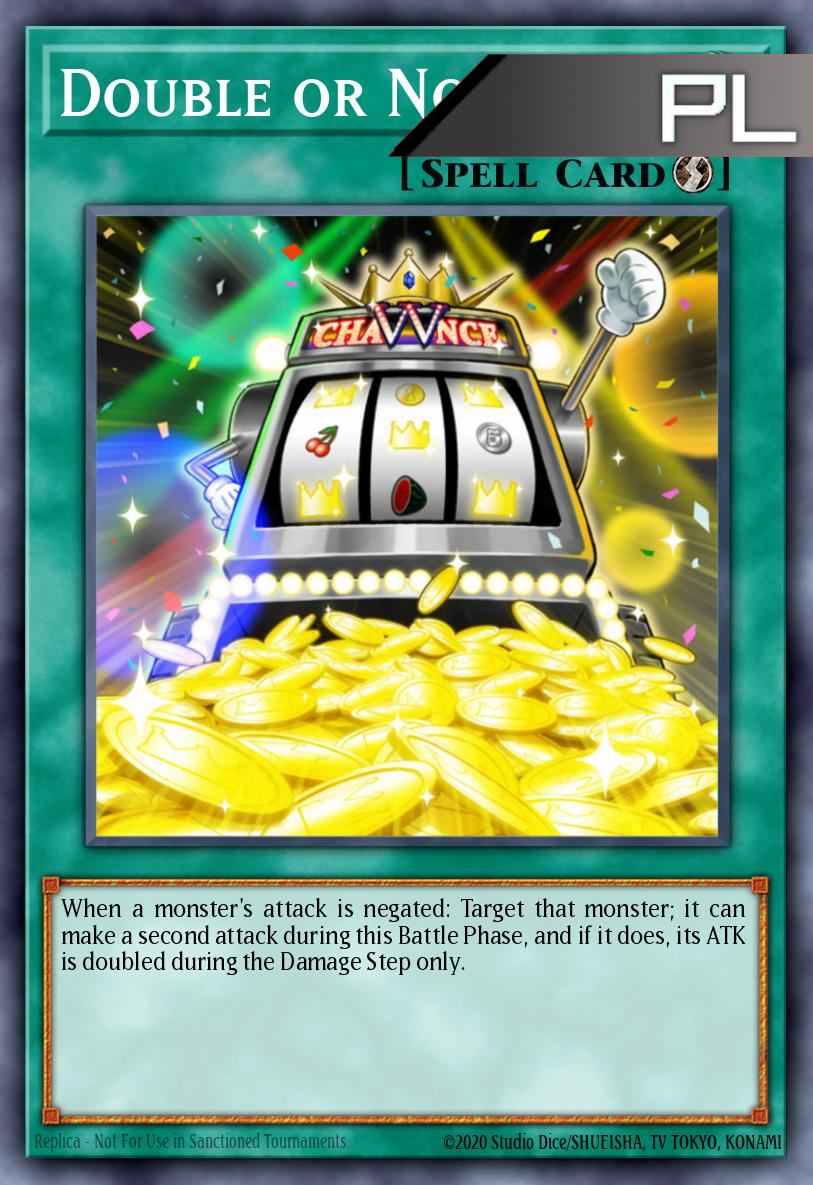 Double or Nothing! - RA04-EN156 - 1st Edition - Platinum Secret Rare