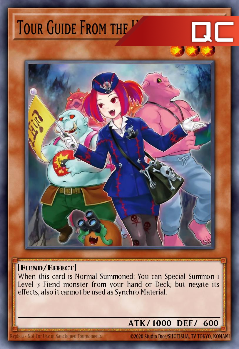 Tour Guide from the Underworld (alternate art) - RA04-EN157 - 1st Edition - Quarter Century Secret Rare