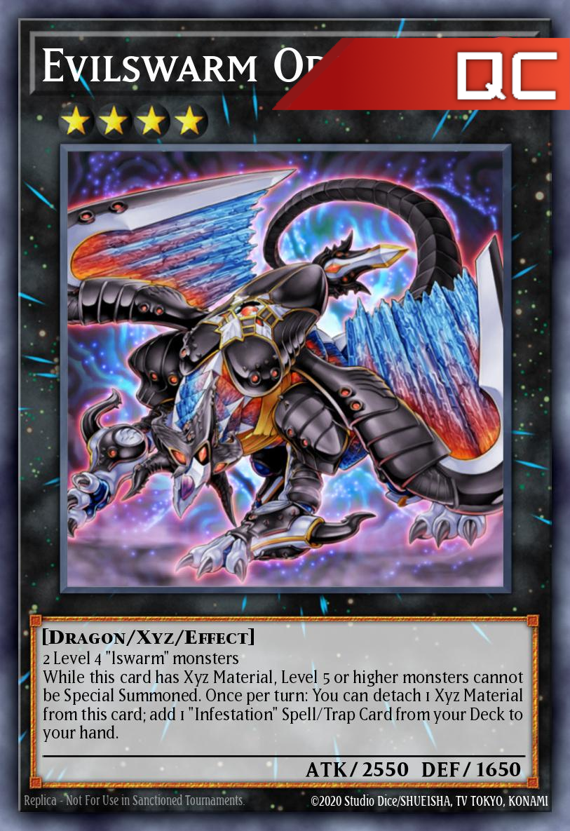 Evilswarm Ophion - RA04-EN179 - 1st Edition - Quarter Century Secret Rare
