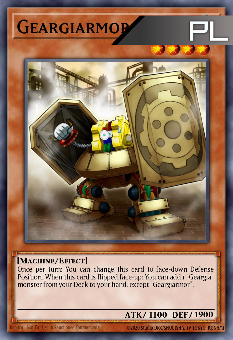 Geargiarmor - RA04-EN187 - 1st Edition - Platinum Secret Rare
