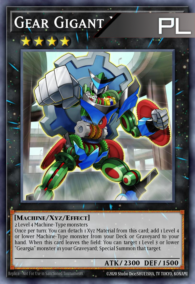 Gear Gigant X - RA04-EN188 - 1st Edition - Platinum Secret Rare