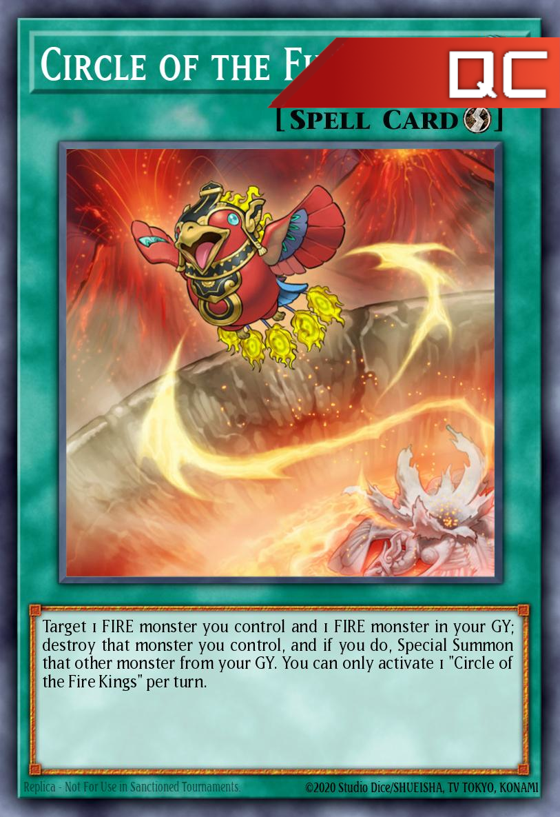 Circle of the Fire Kings - RA04-EN195 - 1st Edition - Quarter Century Secret Rare