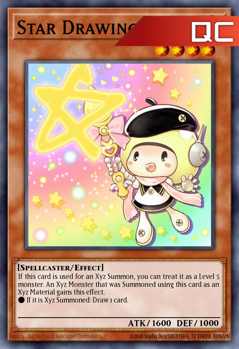 Star Drawing - RA04-EN199 - 1st Edition - Quarter Century Secret Rare