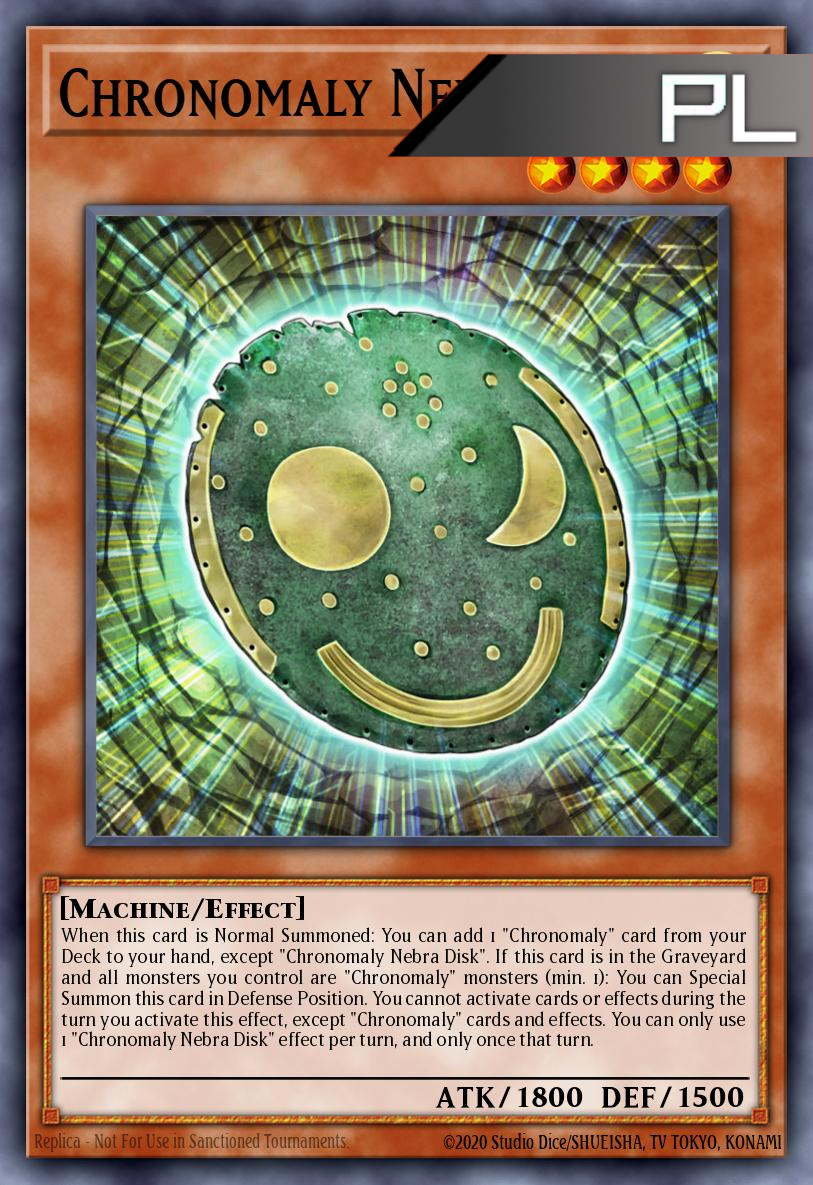 Chronomaly Nebra Disk - RA04-EN213 - 1st Edition - Platinum Secret Rare