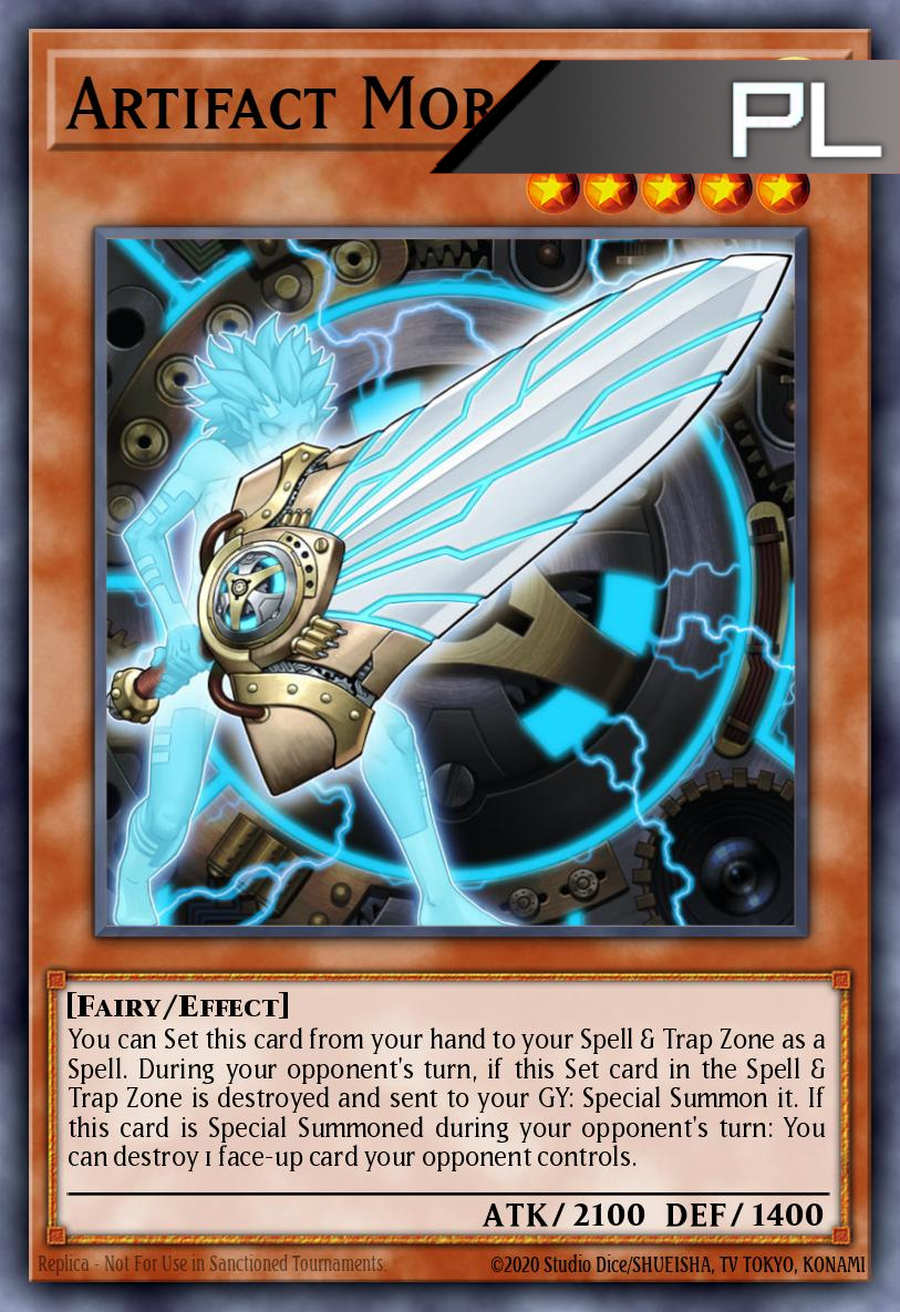 Artifact Moralltach - RA04-EN214 - 1st Edition - Platinum Secret Rare