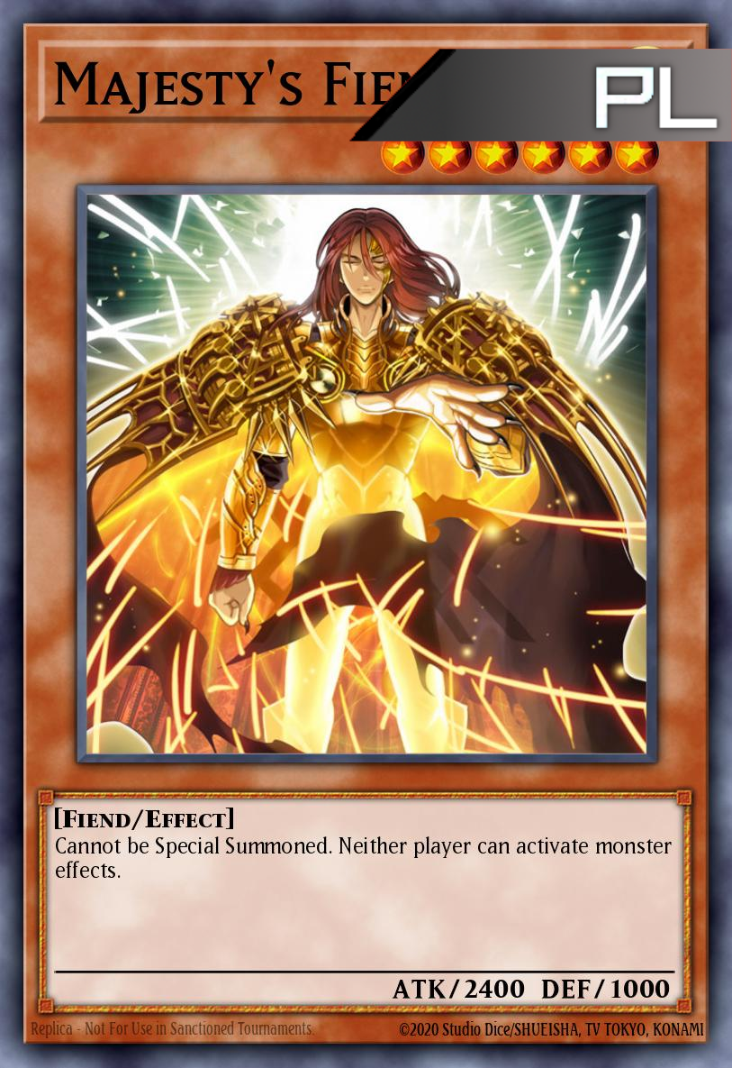 Majesty’s Fiend - RA04-EN216 - 1st Edition - Platinum Secret Rare