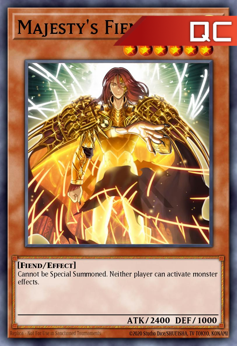 Majesty’s Fiend - RA04-EN216 - 1st Edition - Quarter Century Secret Rare