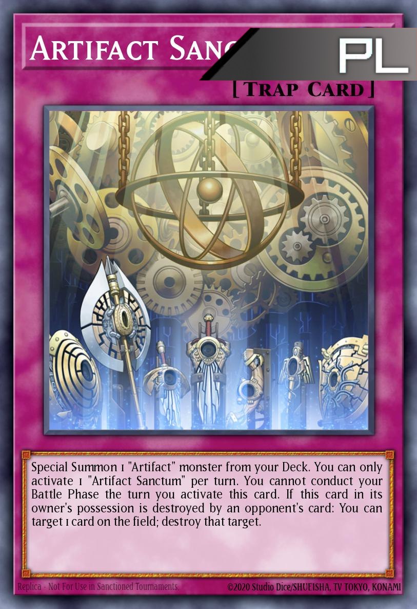 Artifact Sanctum - RA04-EN217 - 1st Edition - Platinum Secret Rare