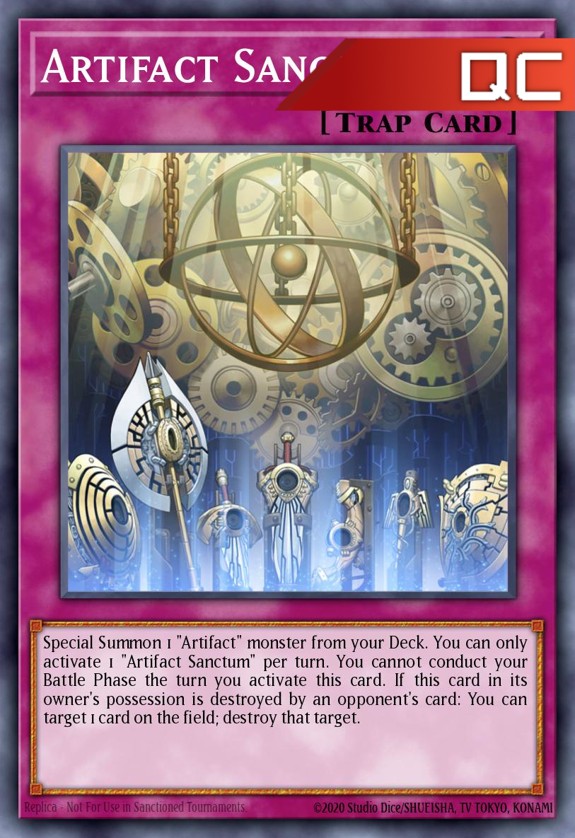 Artifact Sanctum - RA04-EN217 - 1st Edition - Quarter Century Secret Rare