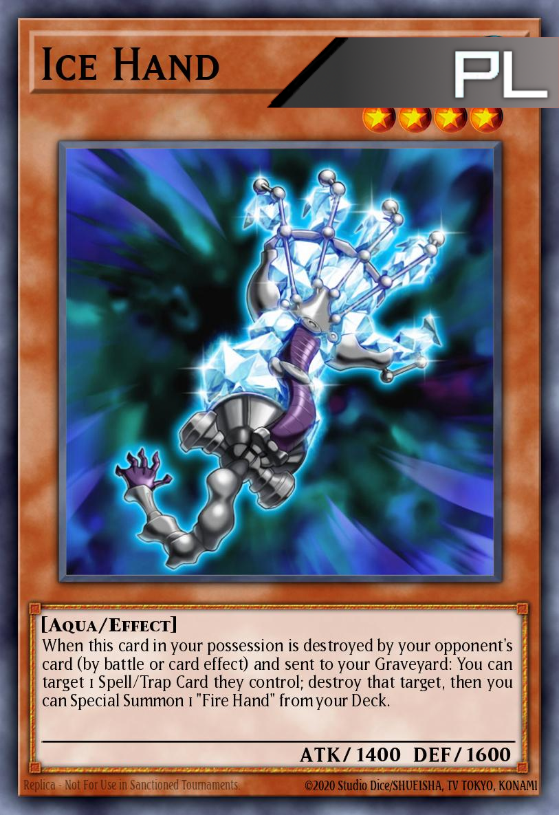 Ice Hand - RA04-EN225 - 1st Edition - Platinum Secret Rare