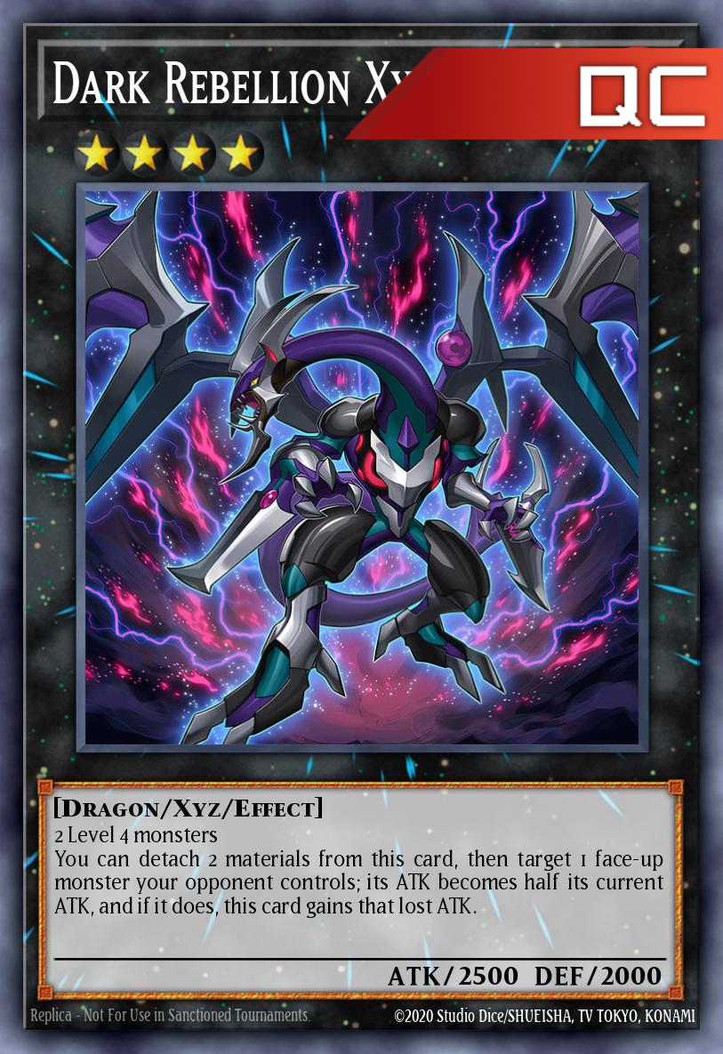 Dark Rebellion Xyz Dragon - RA04-EN237 - 1st Edition - Quarter Century Secret Rare