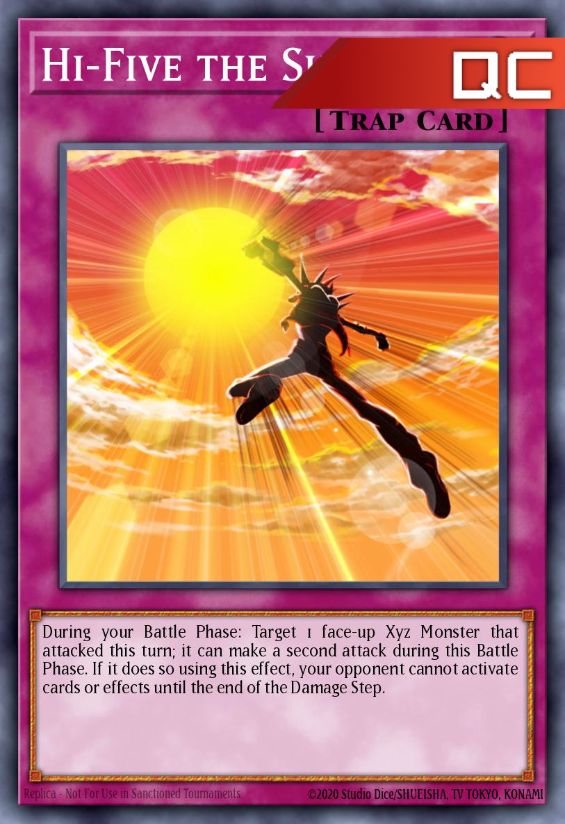 Hi-Five the Sky - RA04-EN239 - 1st Edition - Quarter Century Secret Rare