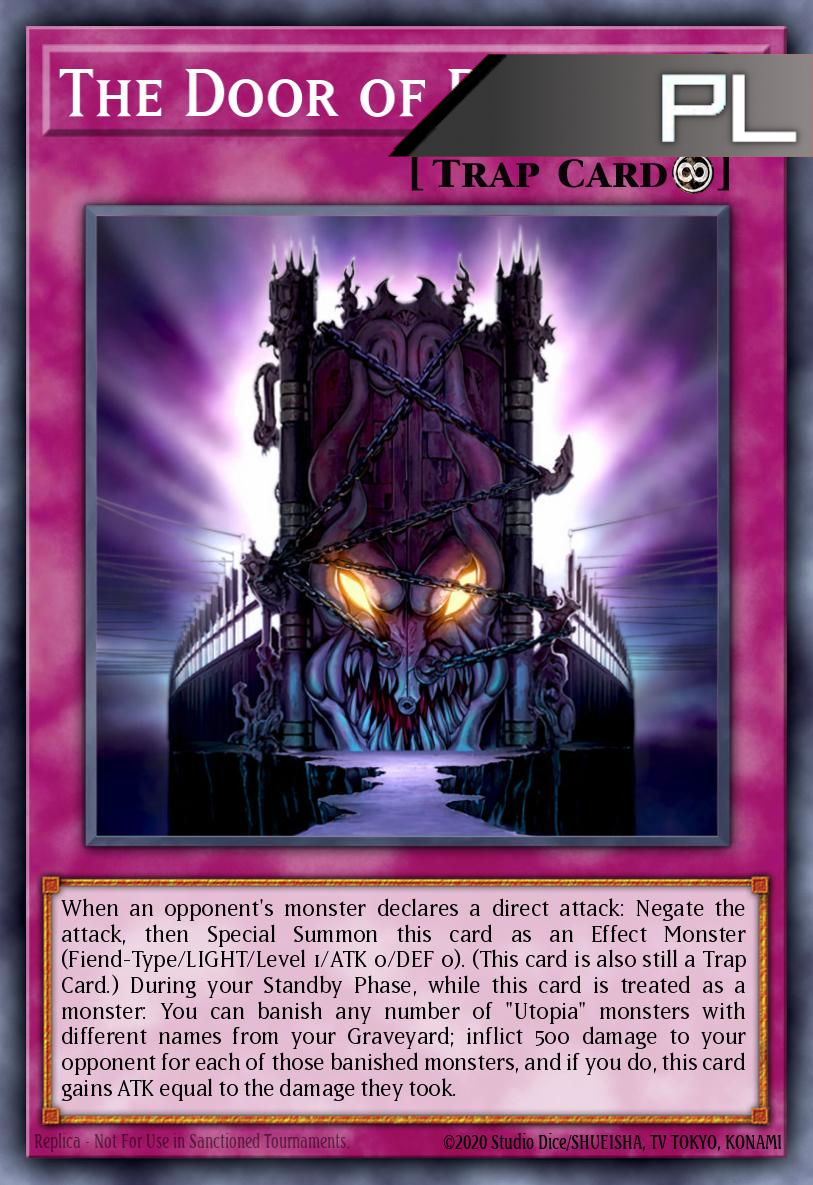 The Door of Destiny - RA04-EN240 - 1st Edition - Platinum Secret Rare
