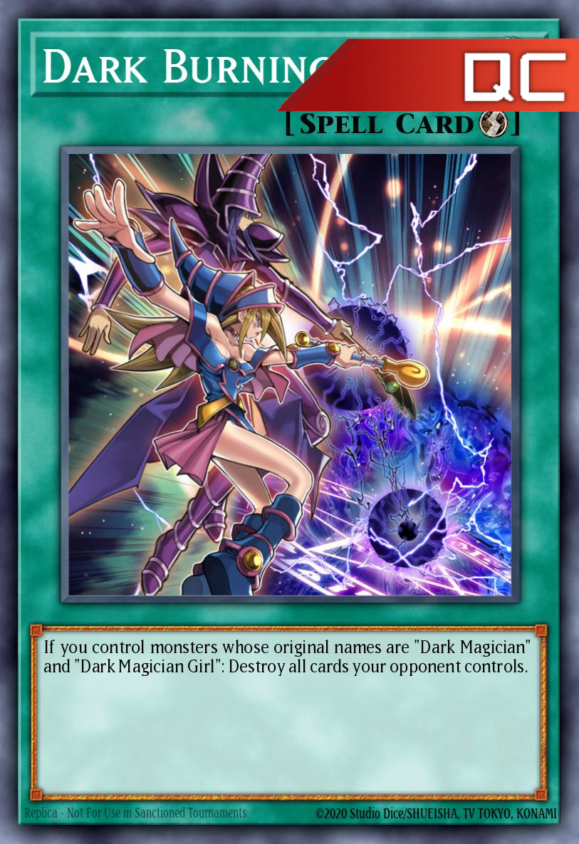 Dark Burning Magic - RA04-EN246 - 1st Edition - Quarter Century Secret Rare