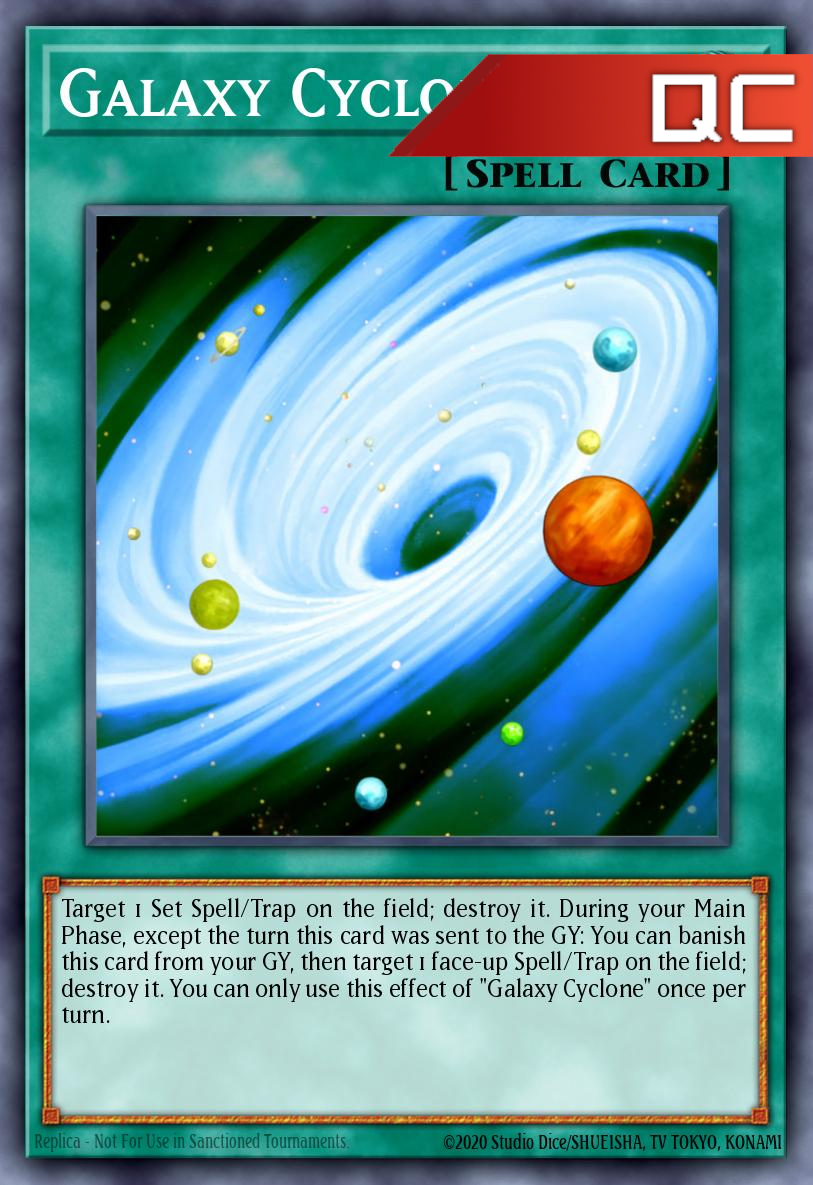 Galaxy Cyclone - RA04-EN250 - 1st Edition - Quarter Century Secret Rare