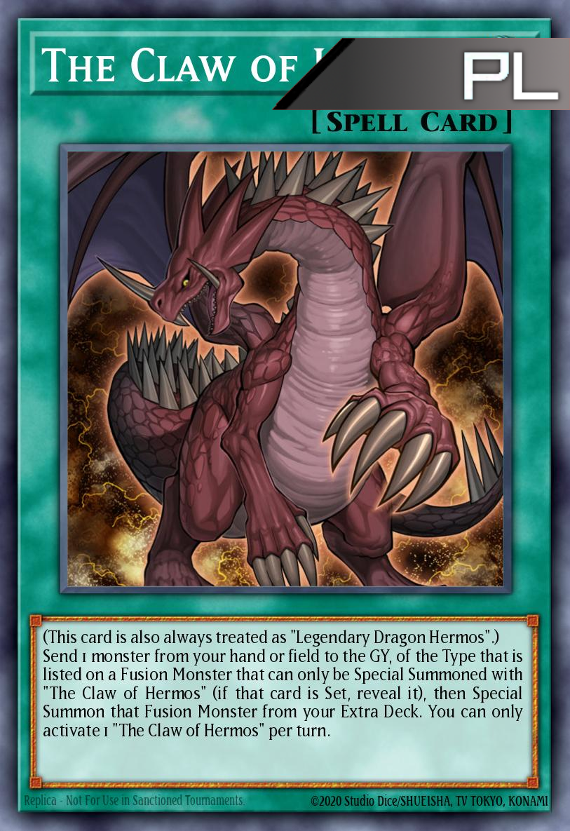 The Claw of Hermos - RA04-EN256 - 1st Edition - Platinum Secret Rare