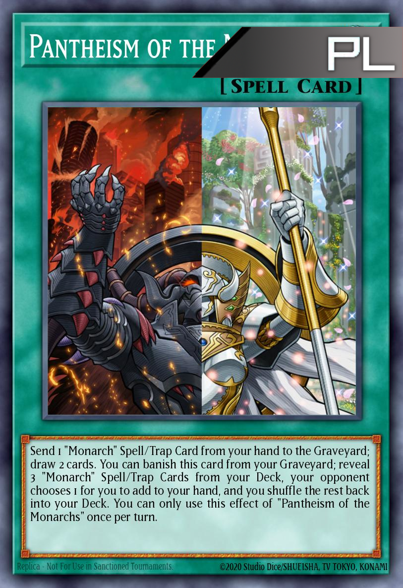 Pantheism of the Monarchs - RA04-EN261 - 1st Edition - Platinum Secret Rare