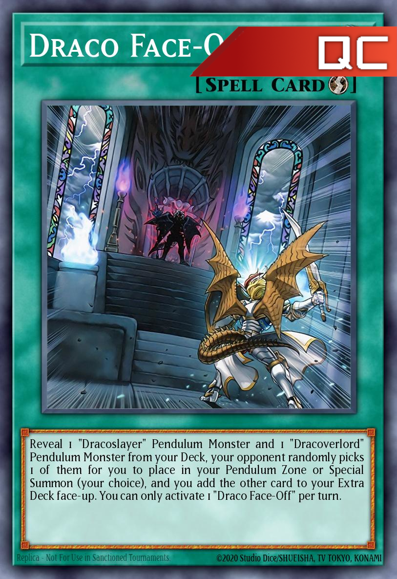 Draco Face-Off - RA04-EN262 - 1st Edition - Quarter Century Secret Rare