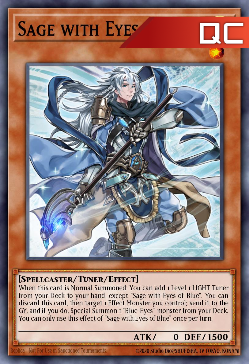 Sage with Eyes of Blue - RA04-EN266 - 1st Edition - Quarter Century Secret Rare