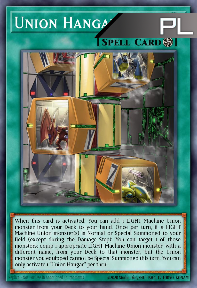 Union Hangar - RA04-EN270 - 1st Edition - Platinum Secret Rare