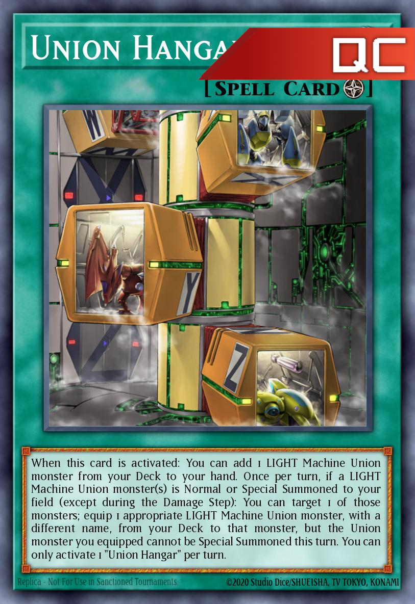 Union Hangar - RA04-EN270 - 1st Edition - Quarter Century Secret Rare