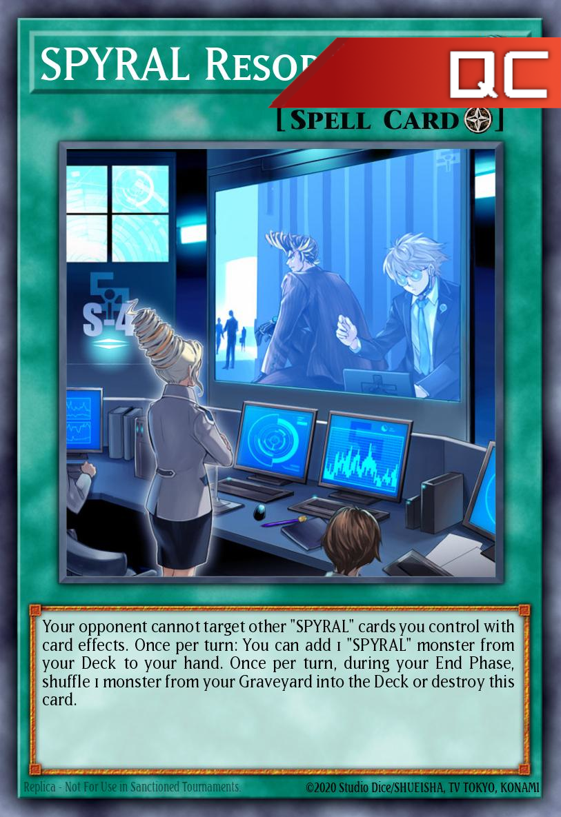 SPYRAL Resort - RA04-EN277 - 1st Edition - Quarter Century Secret Rare