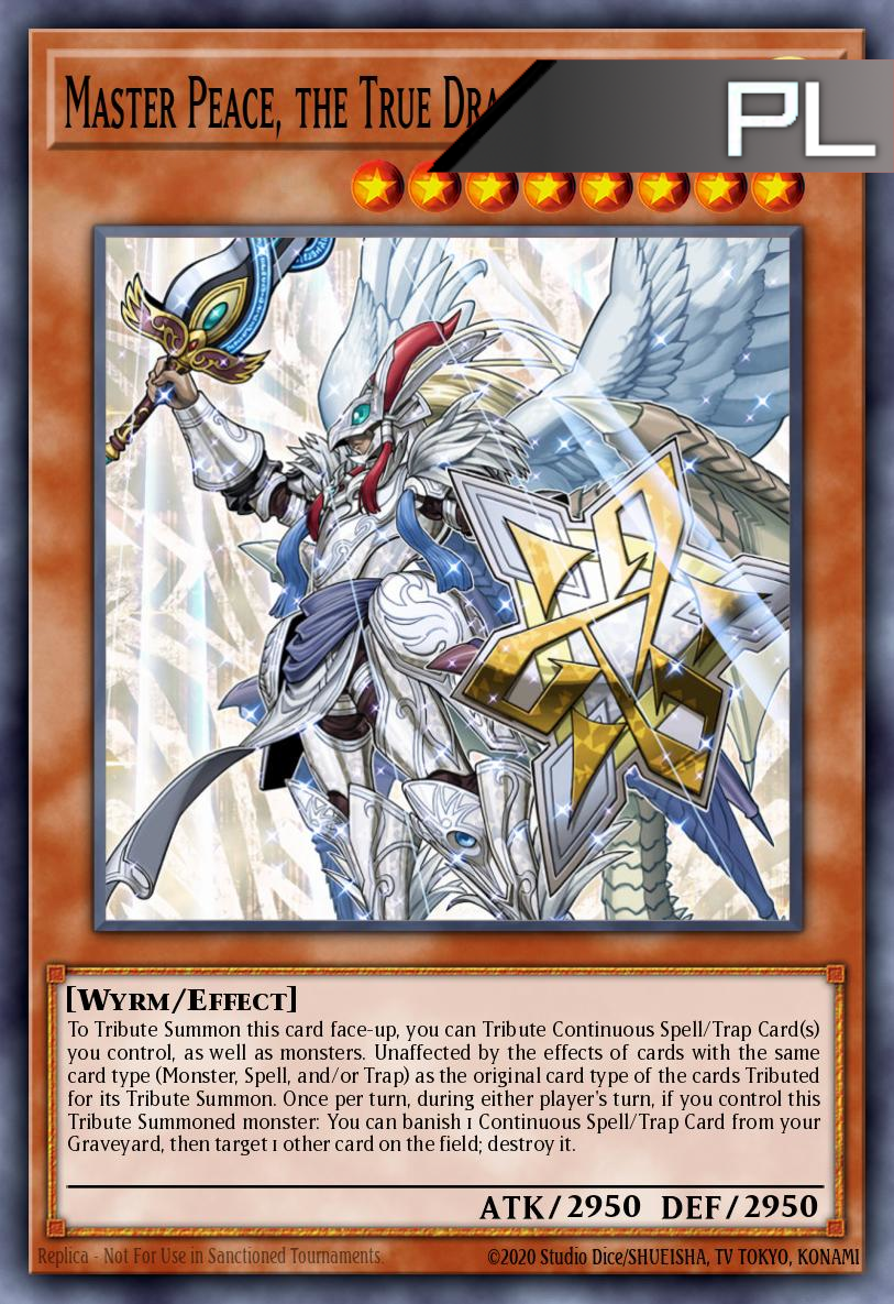 Master Peace, the True Dracoslaying King - RA04-EN283 - 1st Edition - Platinum Secret Rare