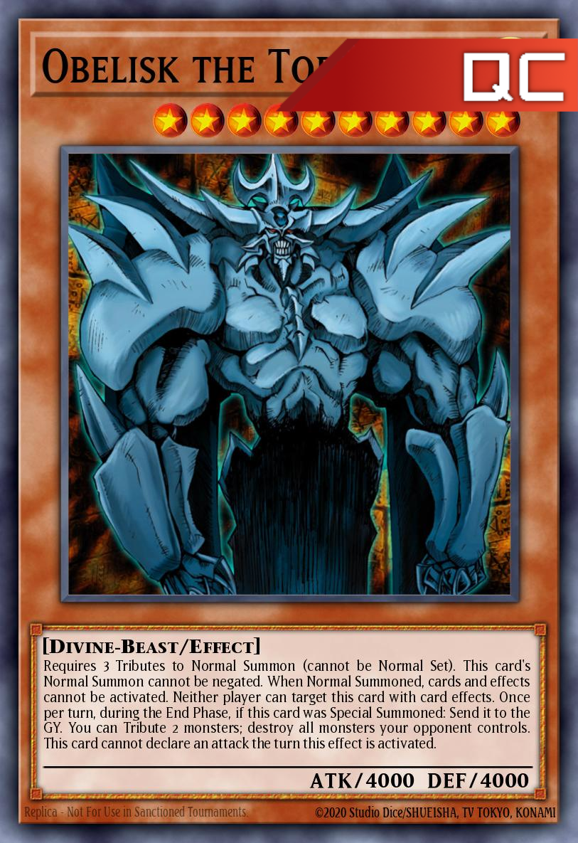 Obelisk the Tormentor (Original Artwork) - RA04-EN116 - 1st Edition - Quarter Century Secret Rare