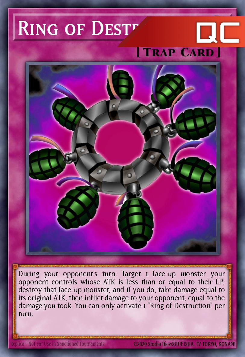 Ring of Destruction - RA04-EN119 - 1st Edition - Quarter Century Secret Rare