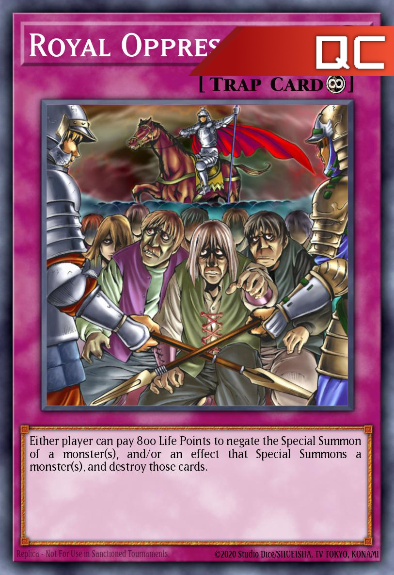 Royal Oppression - RA04-EN120 - 1st Edition - Quarter Century Secret Rare