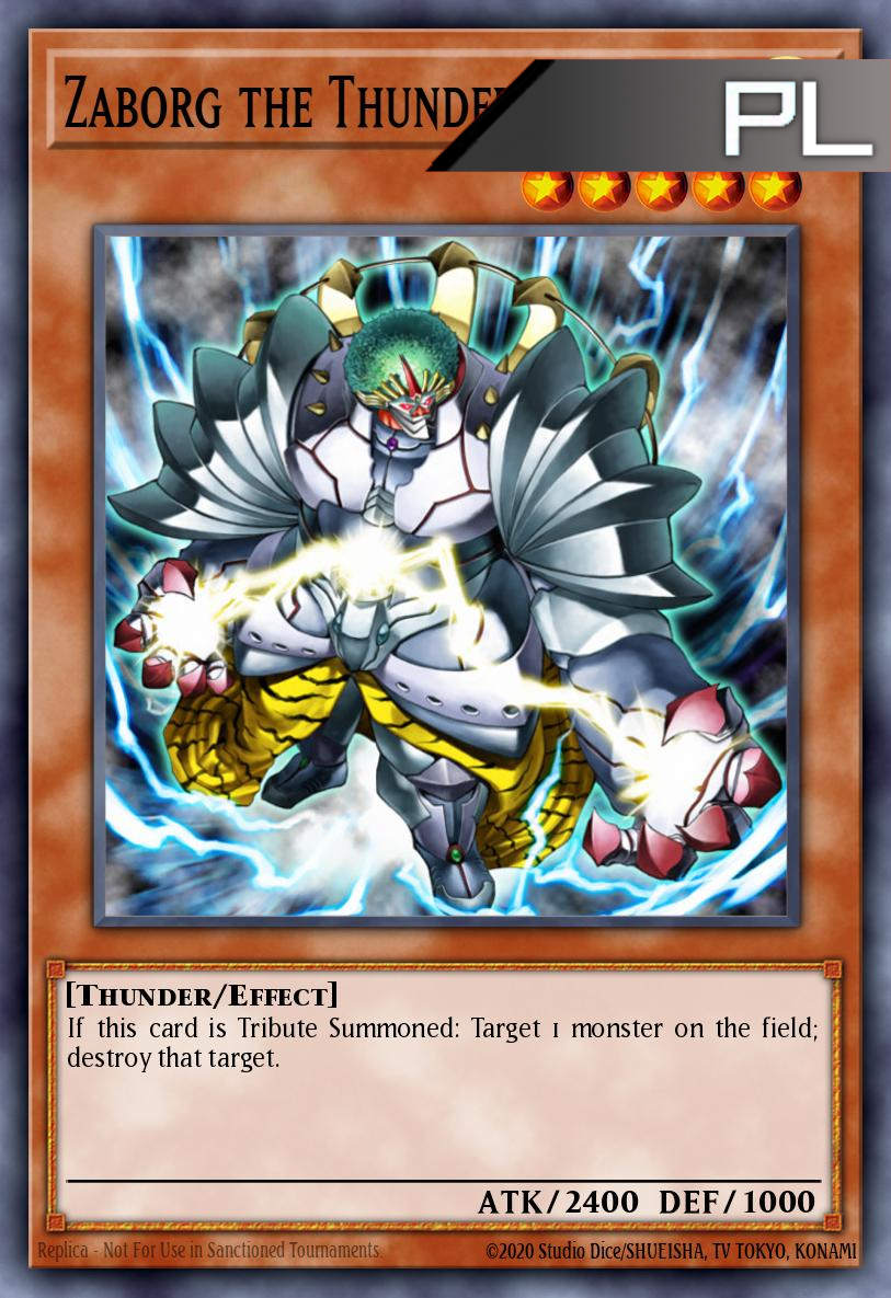 Zaborg the Thunder Monarch - RA04-EN125 - 1st Edition - Platinum Secret Rare