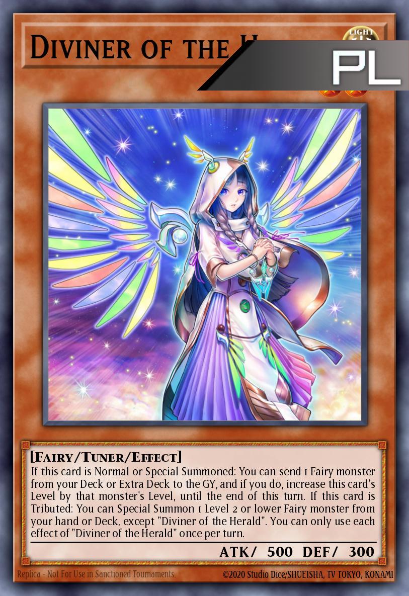 Diviner of the Herald - RA05-EN017 - 1st Edition - Platinum Secret Rare