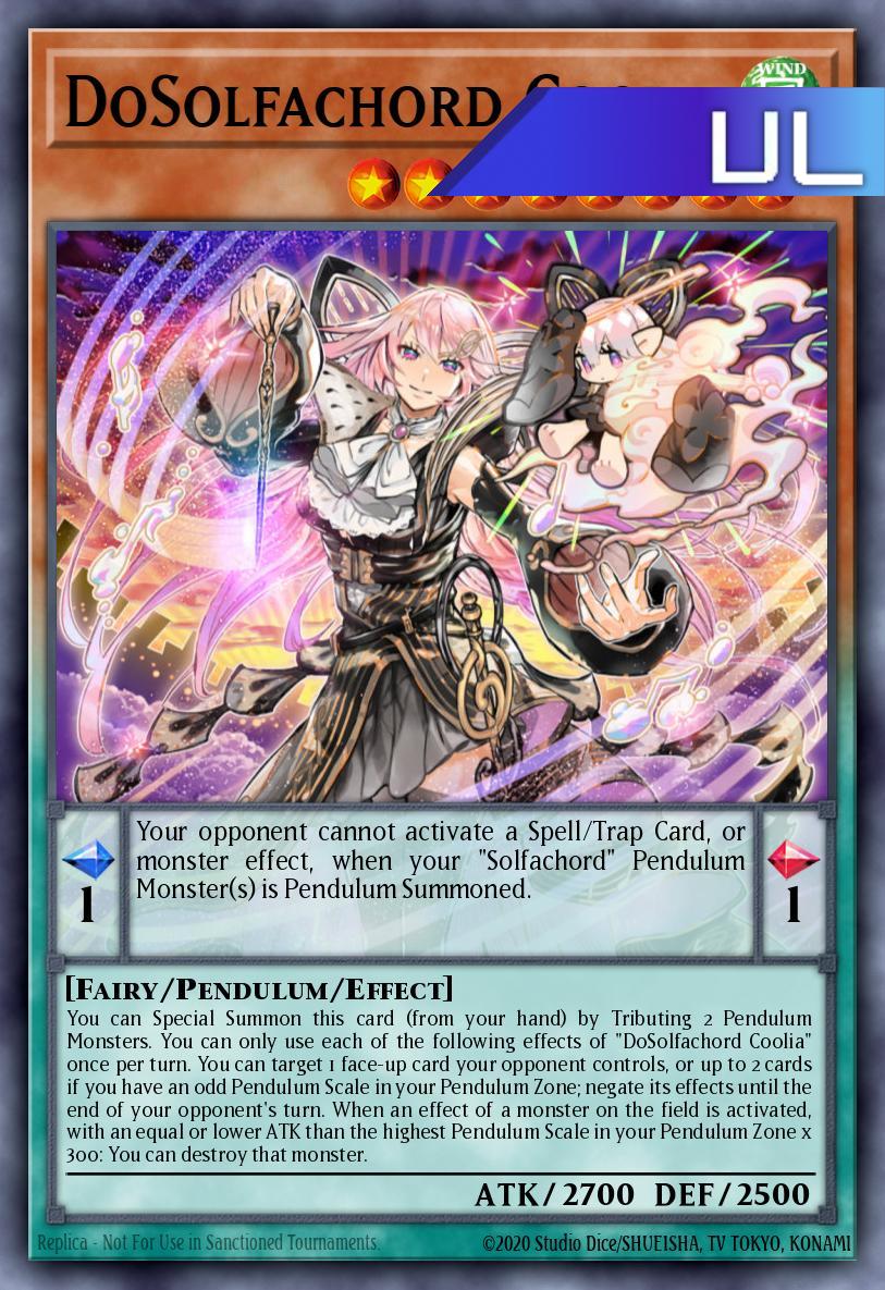 DoSolfachord Coolia - RA05-EN018 - 1st Edition - Ultimate Rare