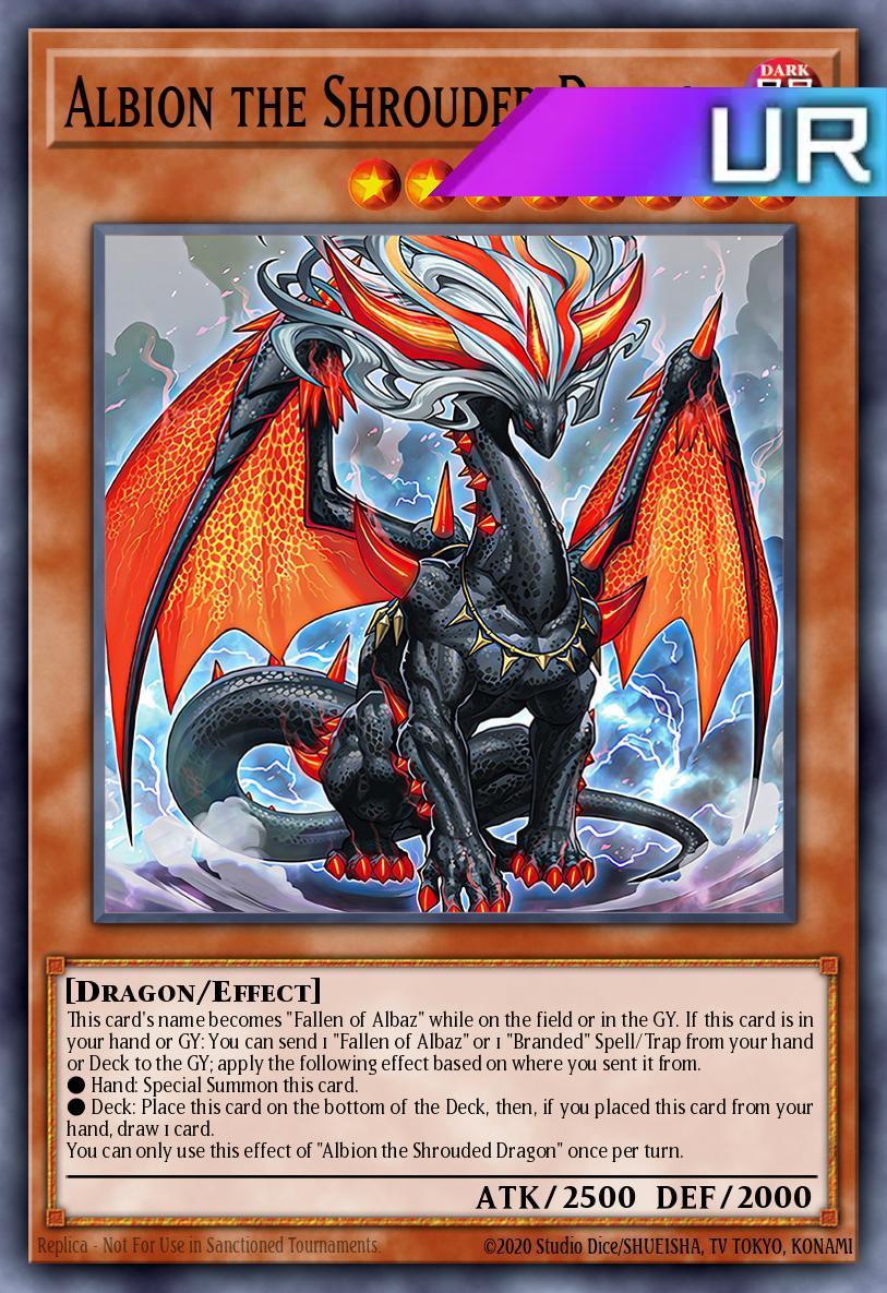 Albion the Shrouded Dragon - RA05-EN019 - 1st Edition - Ultra Rare