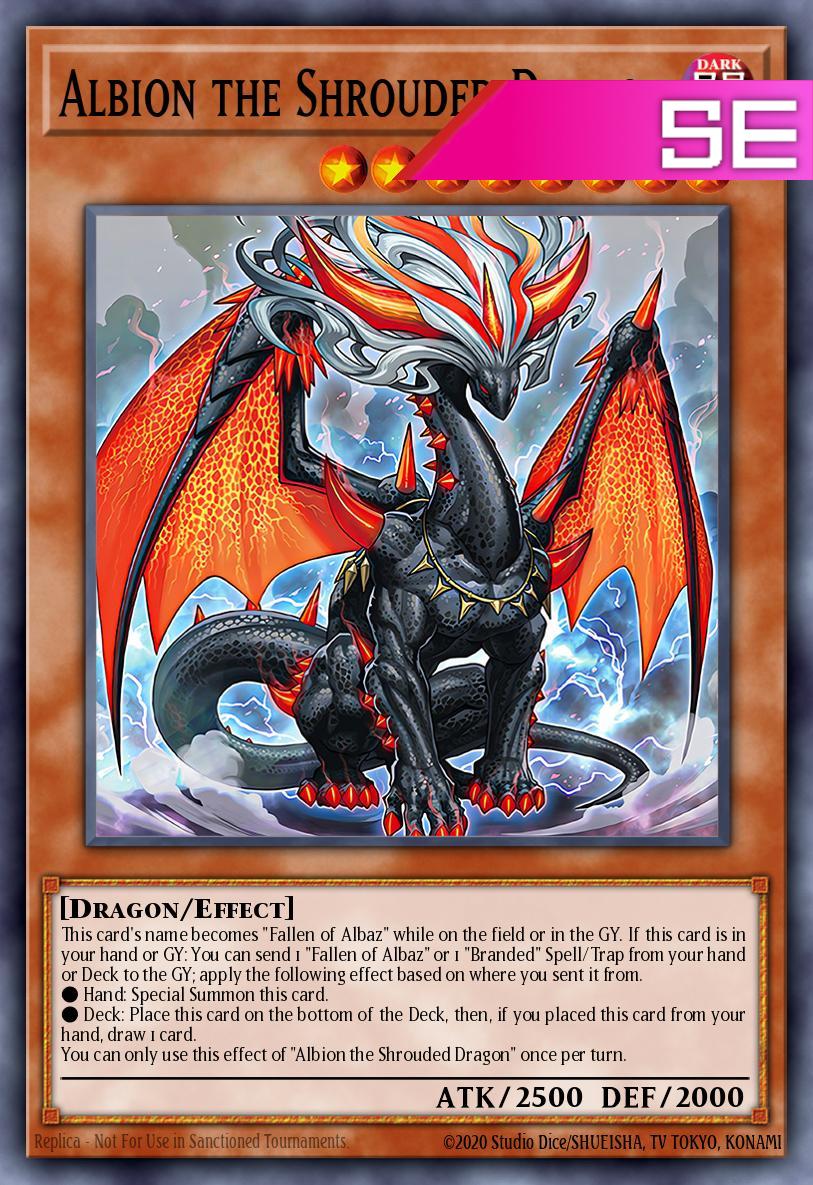 Albion the Shrouded Dragon - RA05-EN019 - 1st Edition - Secret Rare